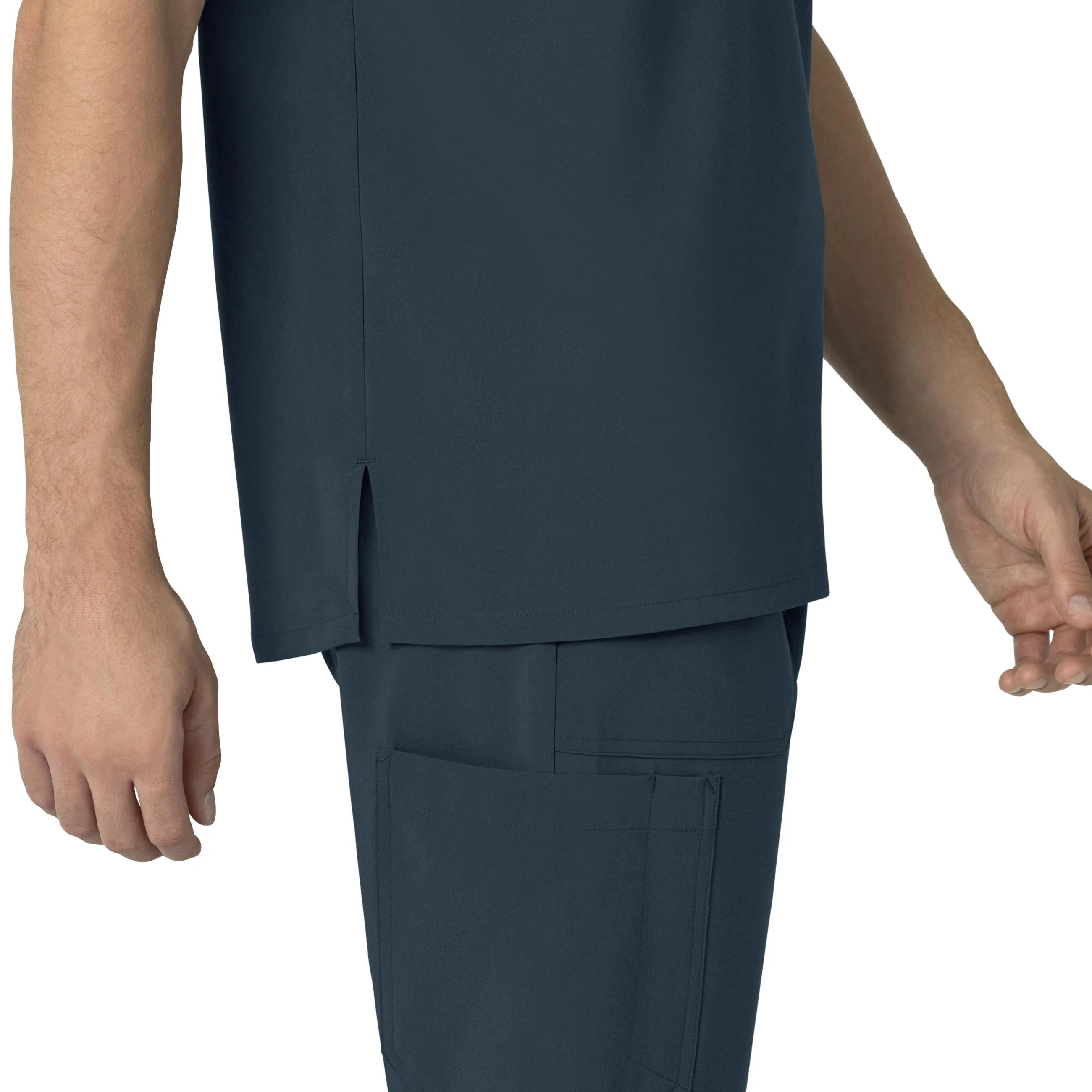 Force Cross-Flex C16310 Men's Henley Scrub Top Navy