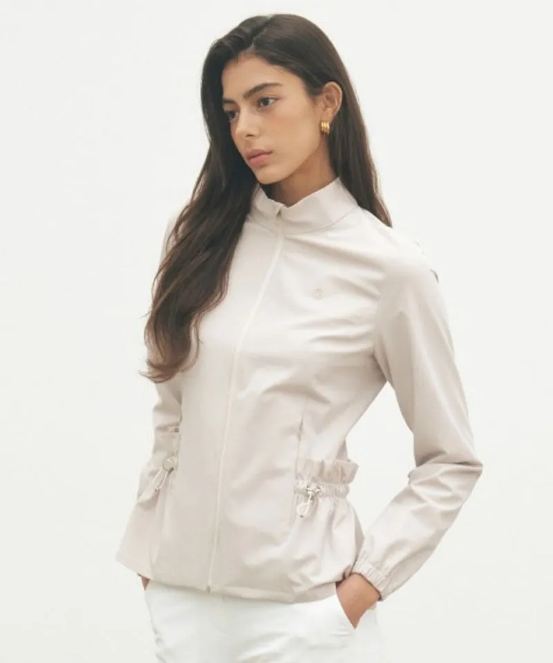 FORDI Frill Swing Jacket - Beige