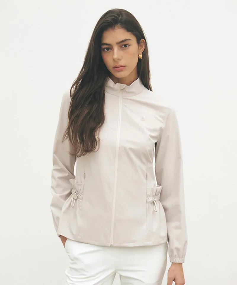 FORDI Frill Swing Jacket - Beige
