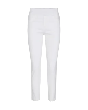 FQSHANTAL - ANKLEPANTS WITH WAISTBAND - WHITE