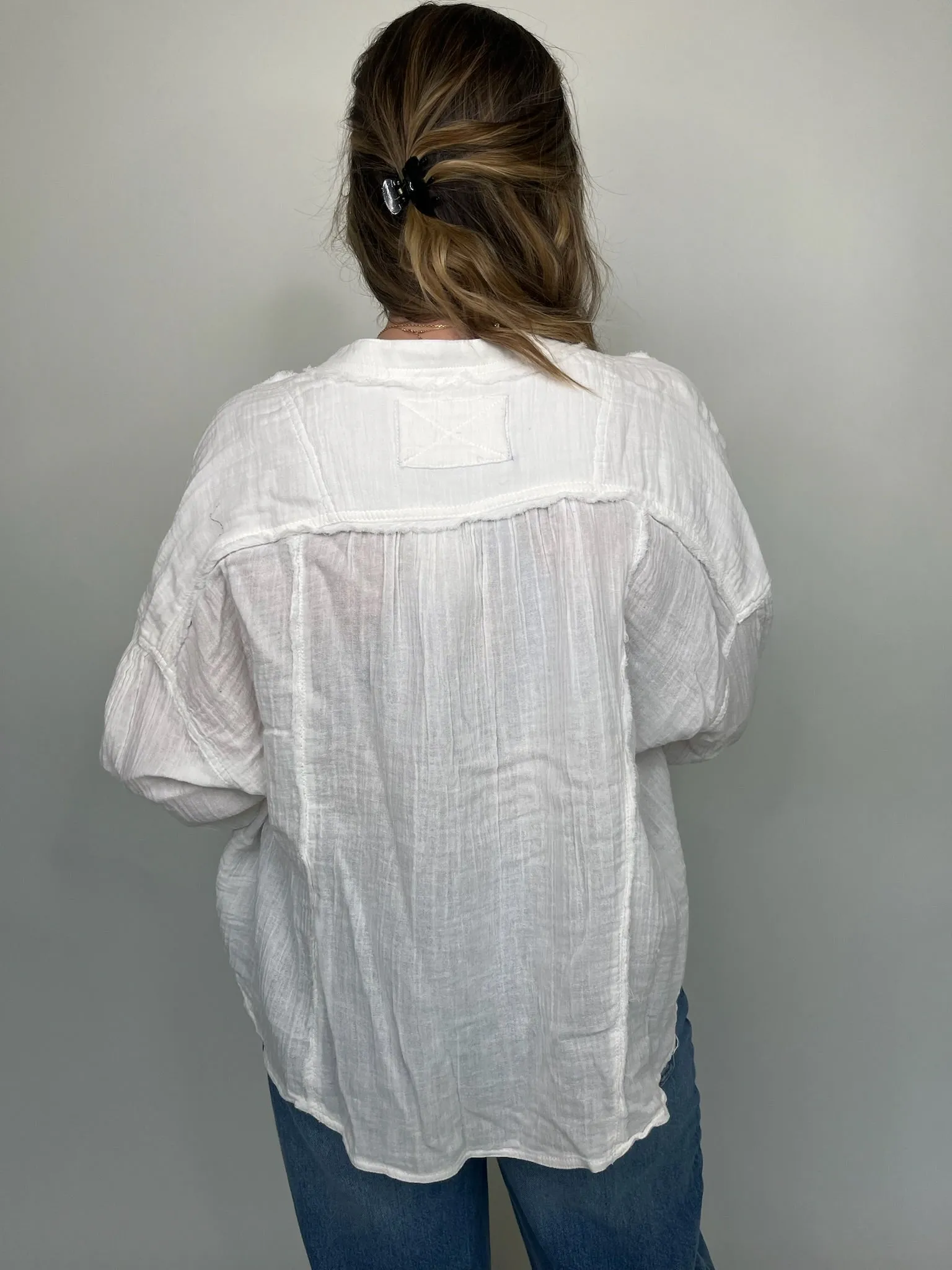 Free People Valley Double Cloth Shirt