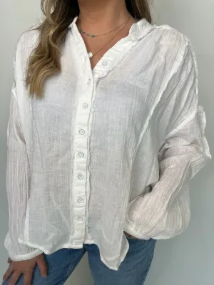 Free People Valley Double Cloth Shirt