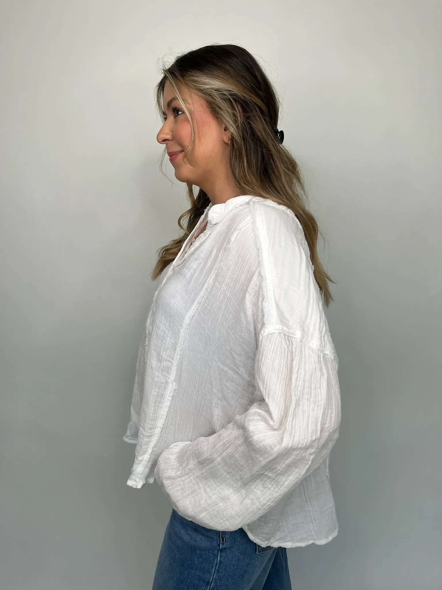 Free People Valley Double Cloth Shirt