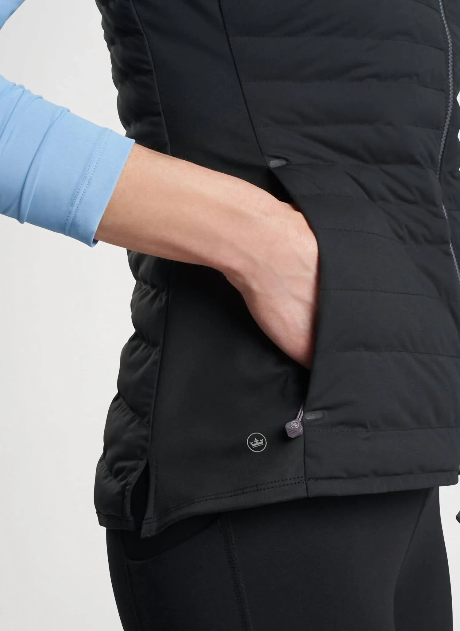 Fuse Hybrid Vest In Black