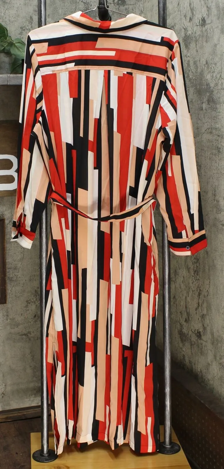 G by Giuliana Women's Plus Size Button Down Duster Shirt Dress