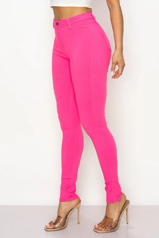 Gallie High Waist Skinny Pants - Black