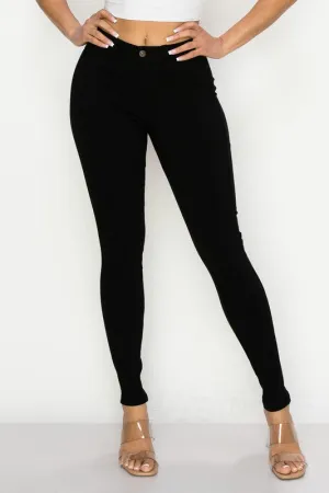 Gallie High Waist Skinny Pants - Black