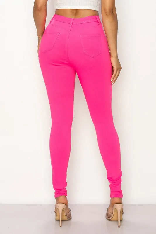 Gallie High Waist Skinny Pants - Black