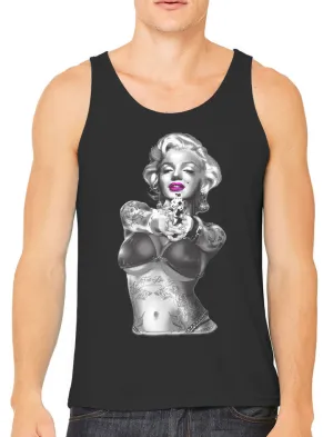 Gangster Marilyn Monroe Men's Tank Top
