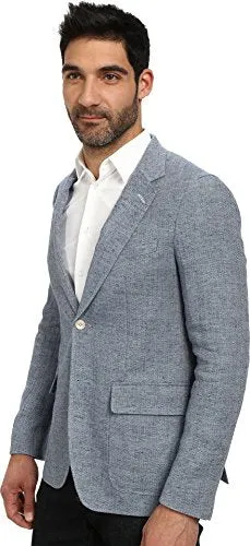 GANT RUGGER Men's Vintage Blue The Herringbone Blazer 76980 Size 48 NWT