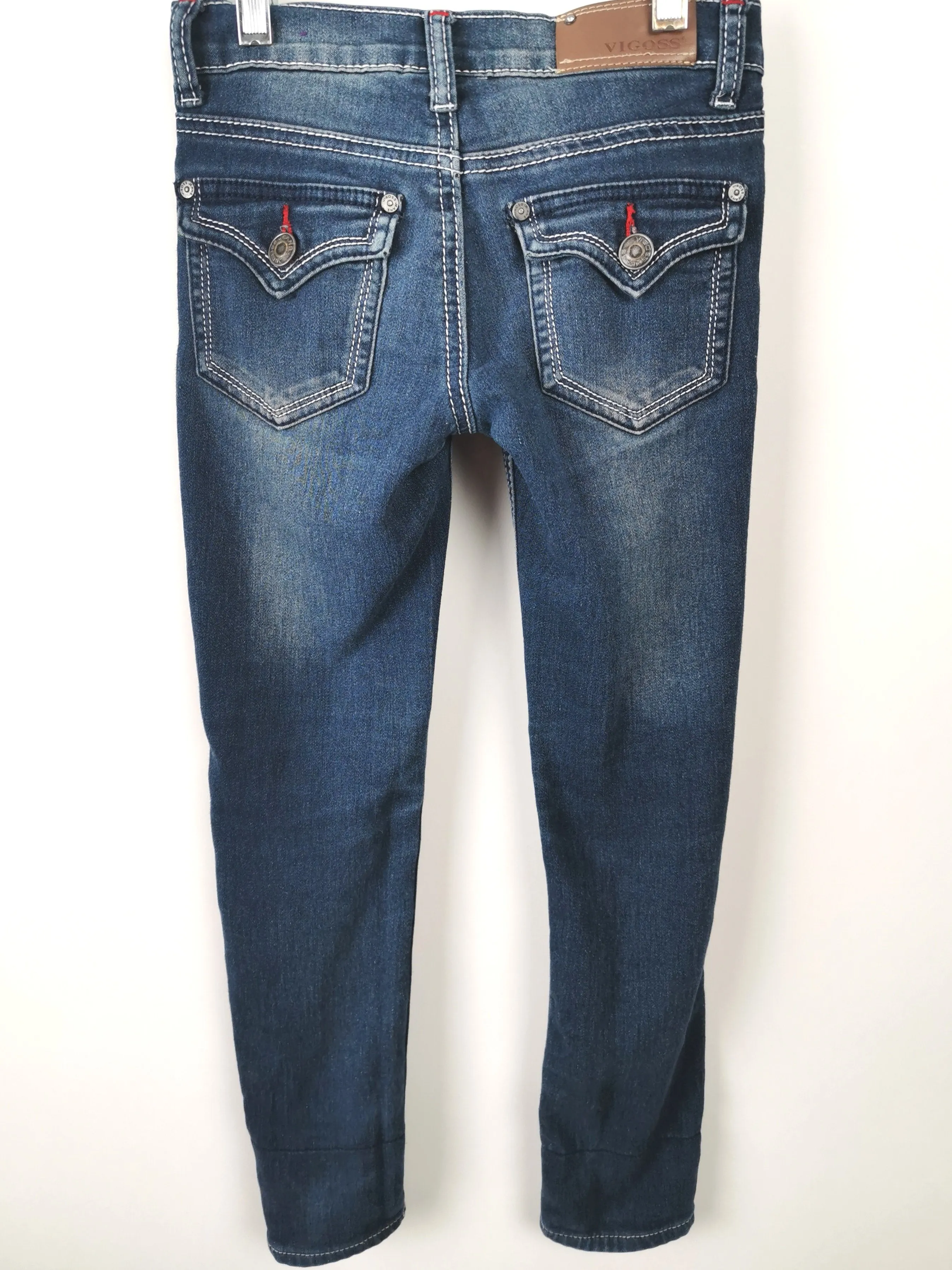 GIRL SIZE 7 YEARS - VIGOSS, Super Soft Skinny Jeans VGUC B42