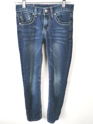 GIRL SIZE 7 YEARS - VIGOSS, Super Soft Skinny Jeans VGUC B42
