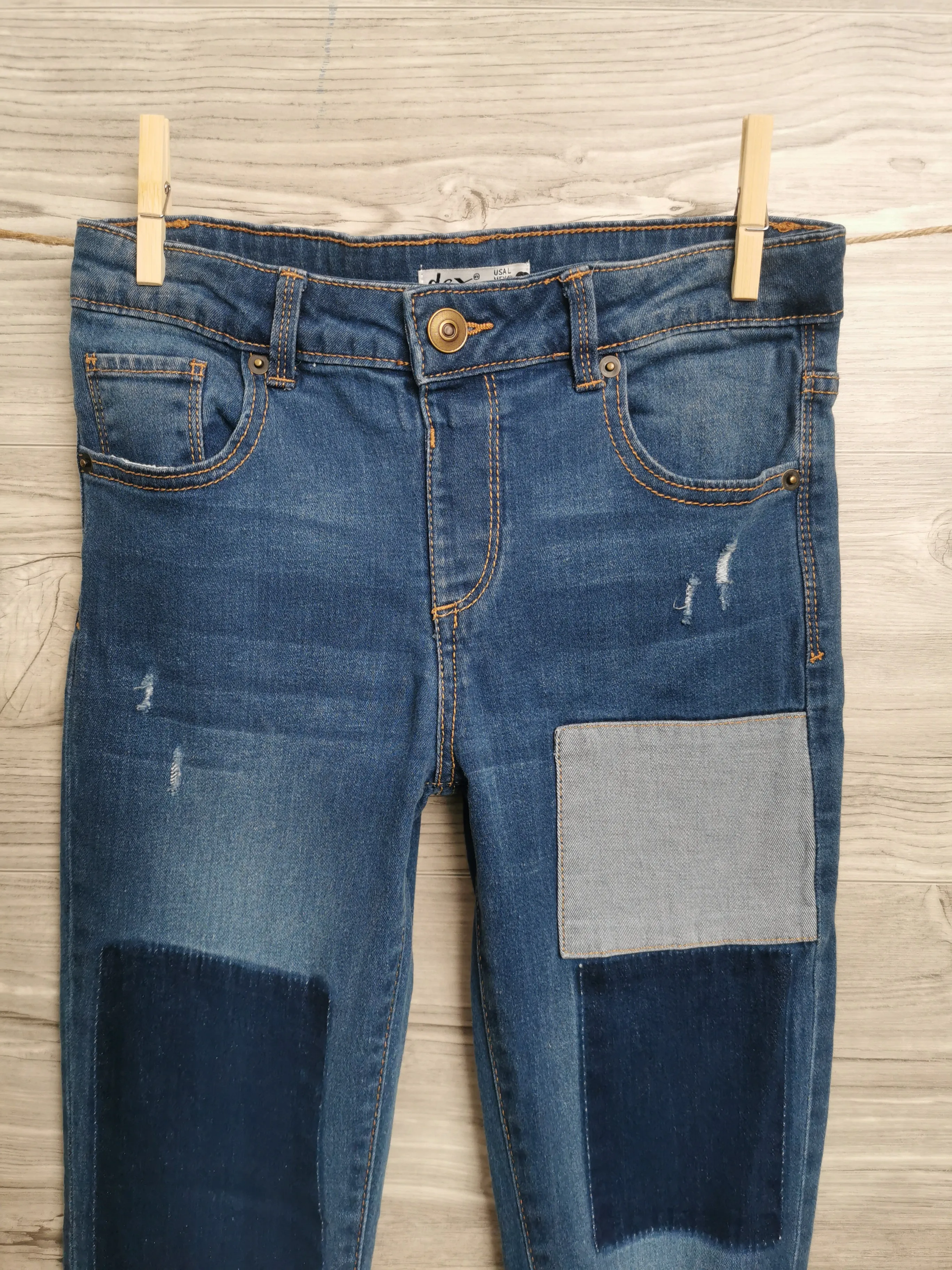GIRL SIZE LARGE (12 YEARS) - DEX Kids, Skinny Pull on Jeans NWT B56