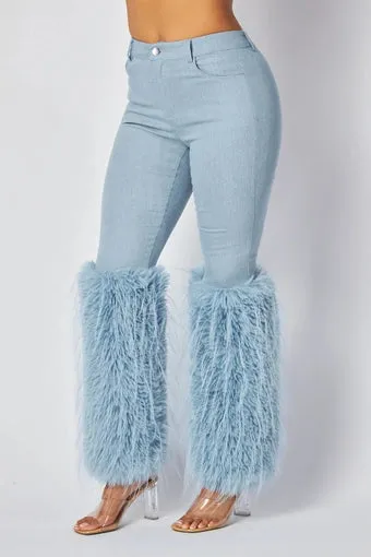 Glam Me Up Fur Pants