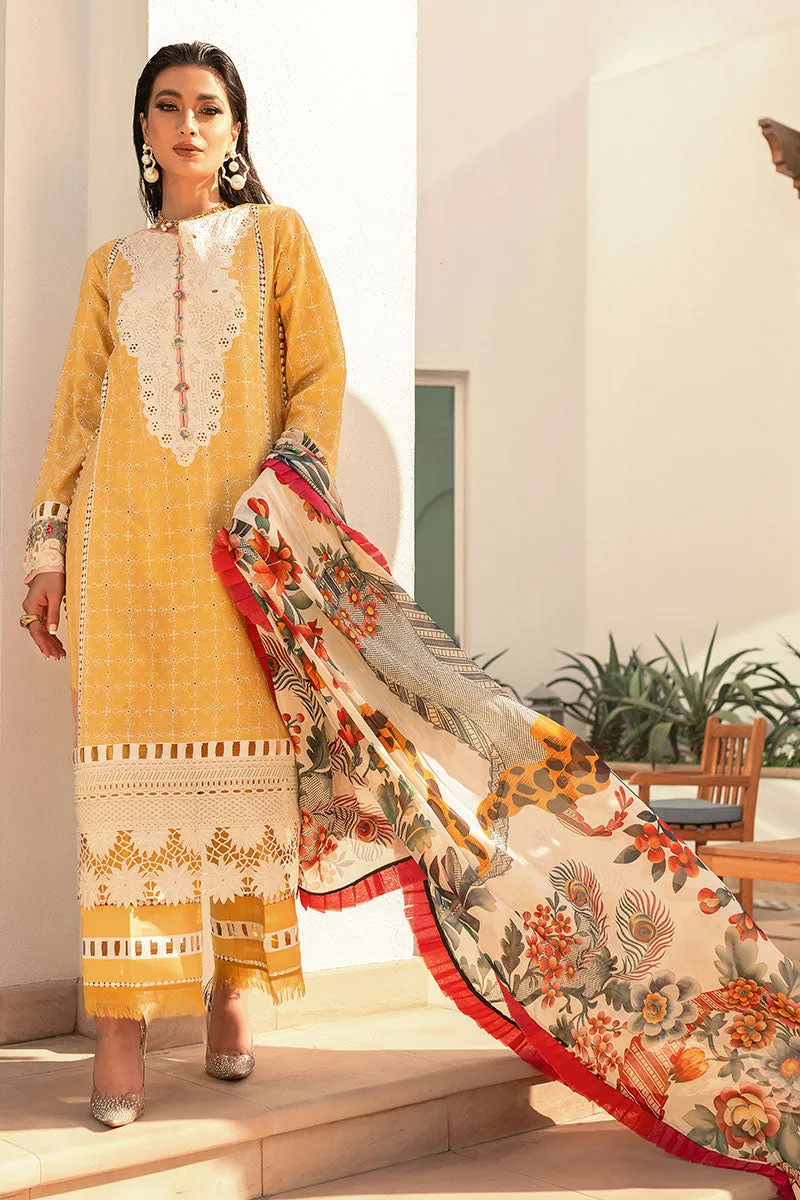 Golden Finch | Mushq Hemline Spring/Summer Lawn Collection 2022 | Unstitched Embroidered Lawn Suits