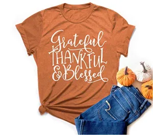 Grateful Thankful Blessed Tee