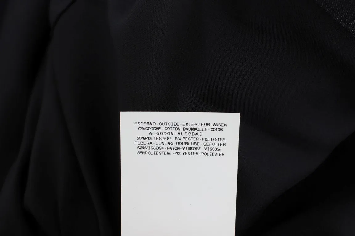 Gray One Button Two Piece Suit