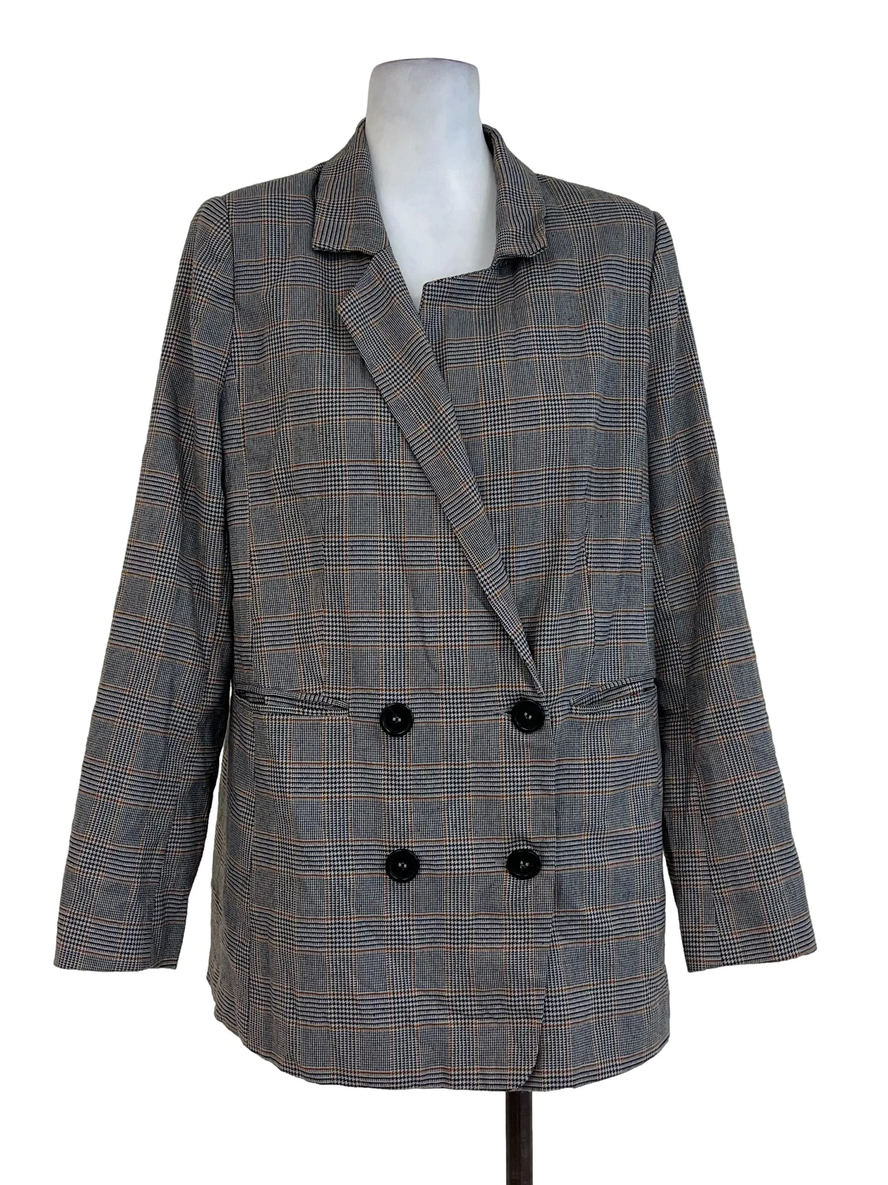 Grey Glencheck Blazer