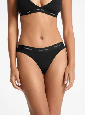 Guess Jeans Black Thong