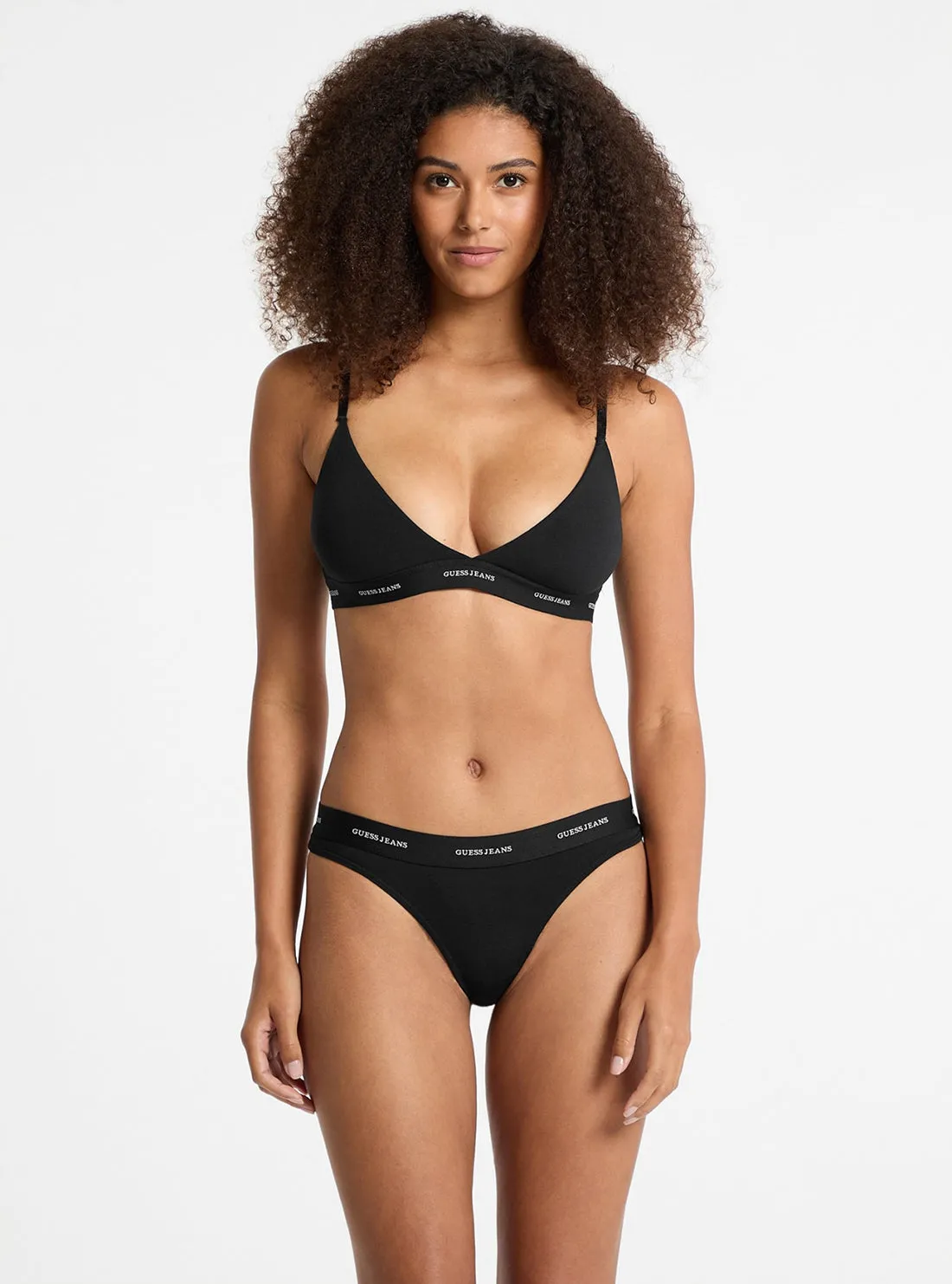 Guess Jeans Black Thong
