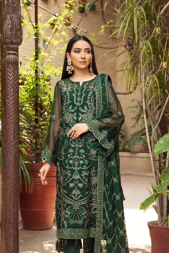 Gul | Alizeh Embroidered Chiffon Festive Collection Shahtaj | Unstitched Embroidered Chiffon Suits