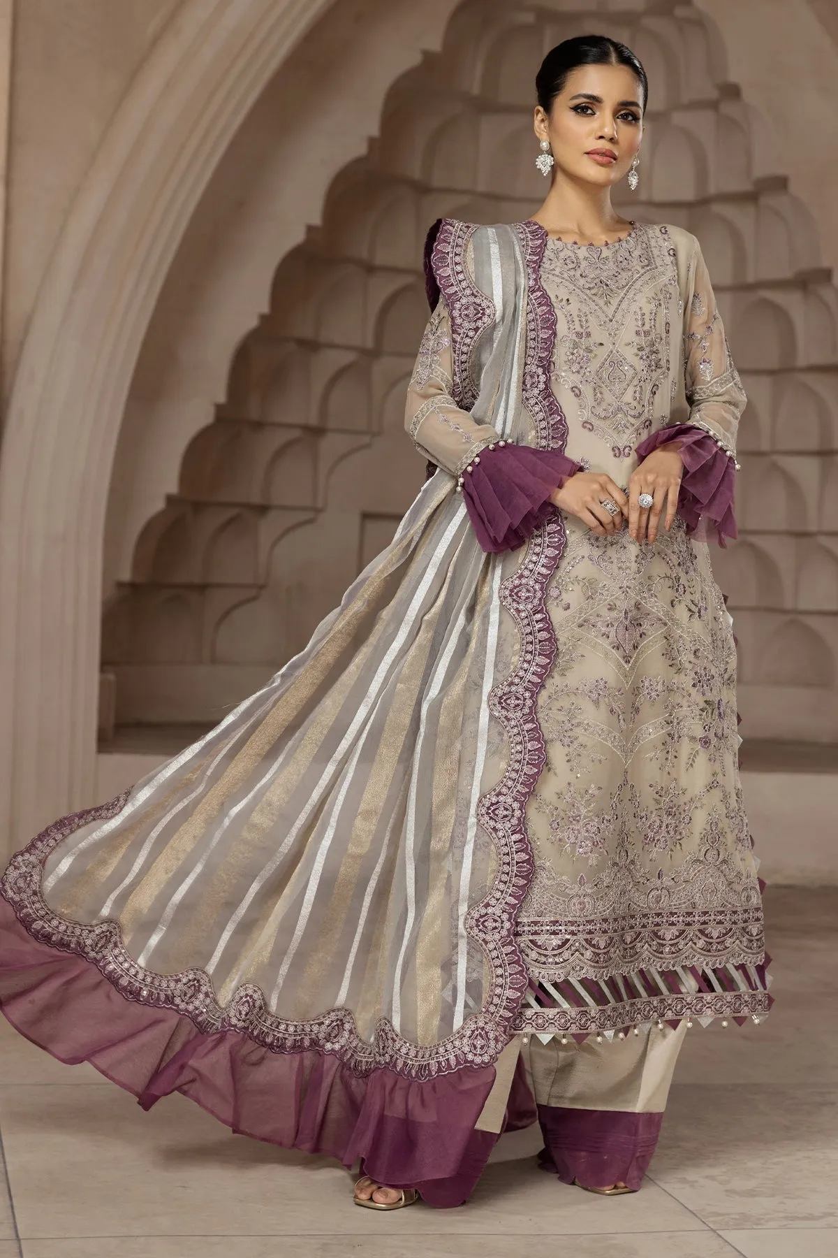 Guzel  | Alizeh Fashion Muhtesem Festive Collection 2022 | Unstitched Embroidered Chiffon Suits