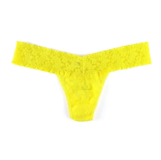 Hanky Panky: Lace Low Rise Thong - Fashion Colors