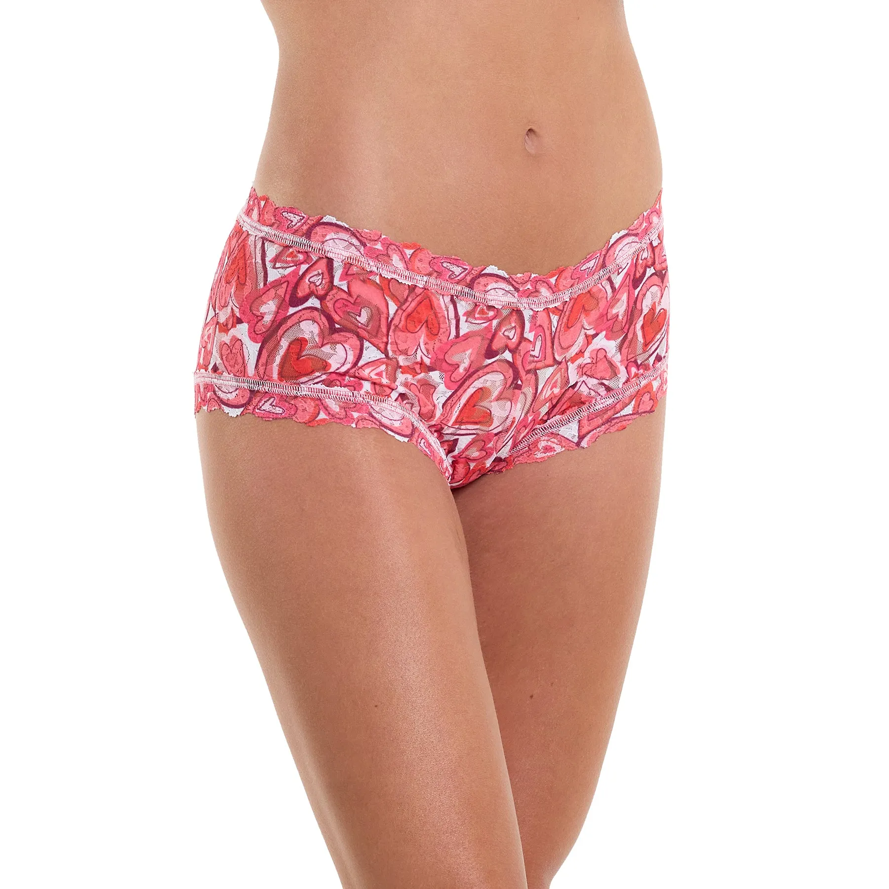 Hanky Panky Printed Lace Boyshort