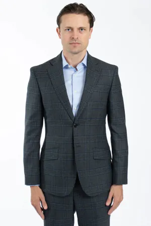 HARDY AMIES POW CHECK SUIT JACKET JKT502