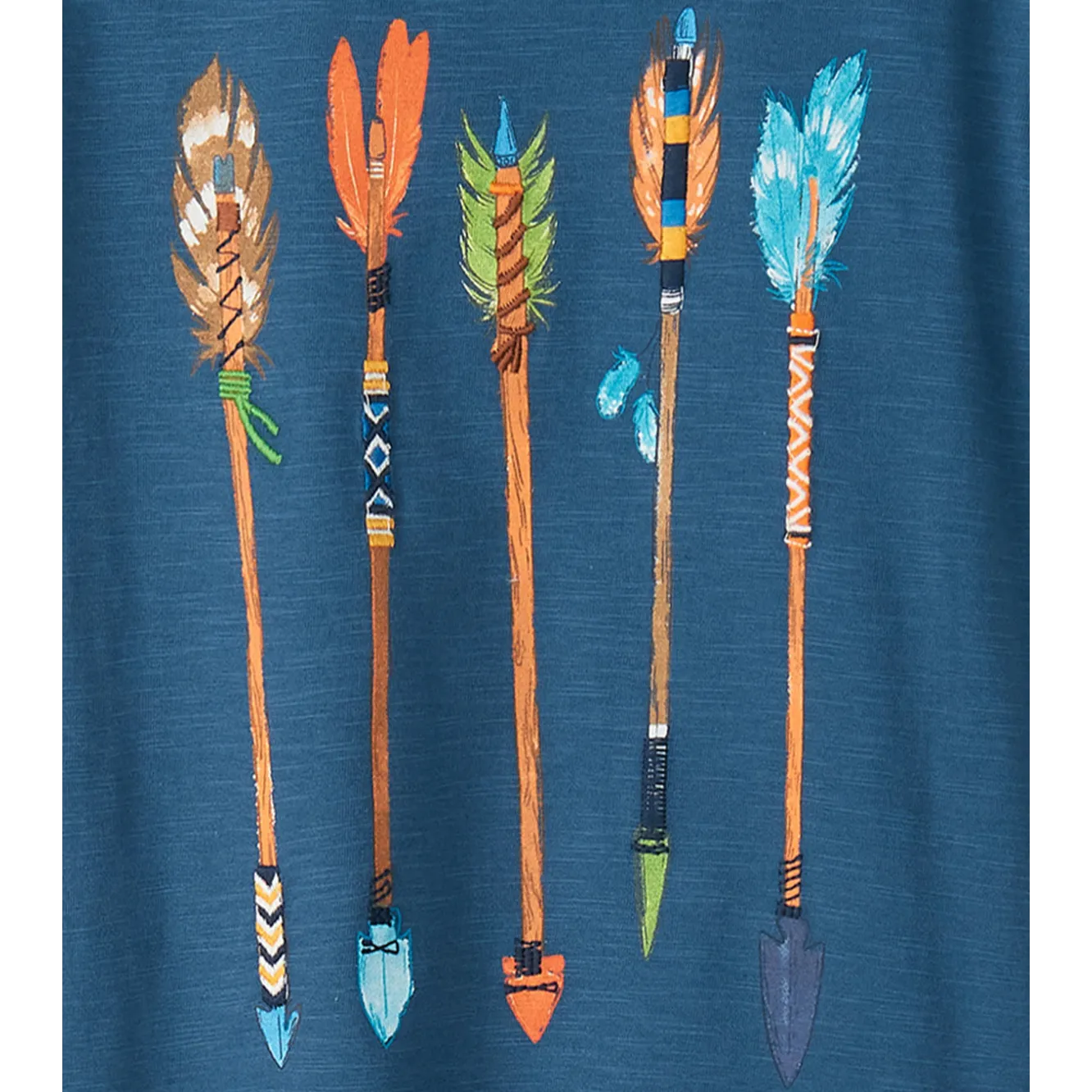 Hatley Blue Arrows Graphic Tee