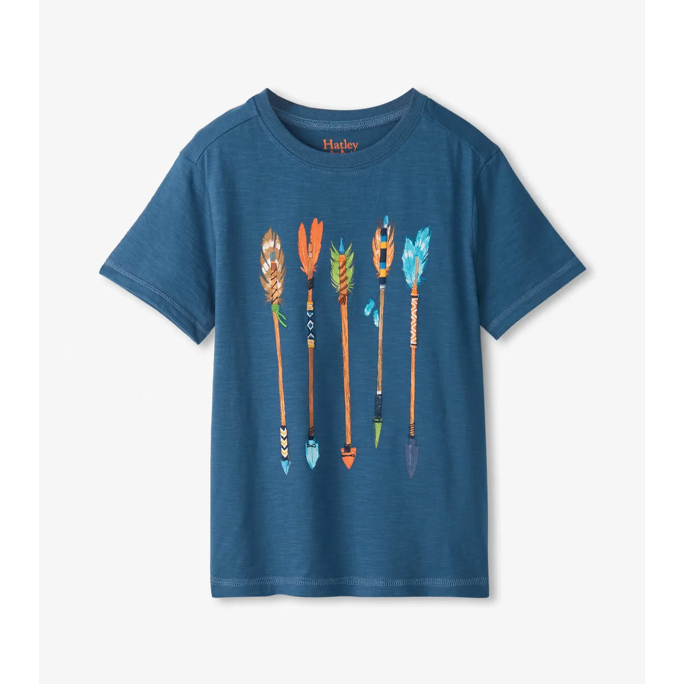 Hatley Blue Arrows Graphic Tee