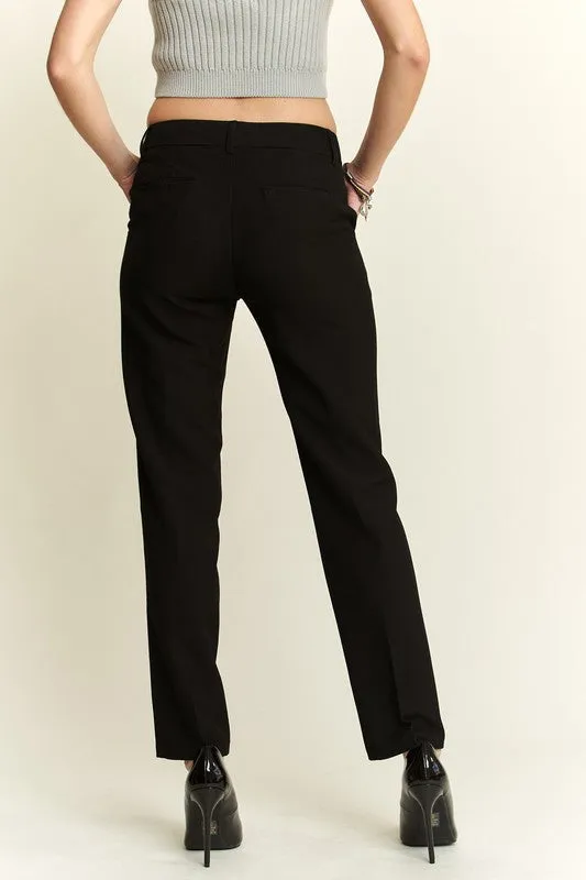 Hazel Blues® |  ADORA Zipper Skinny 2 Pockets Pants
