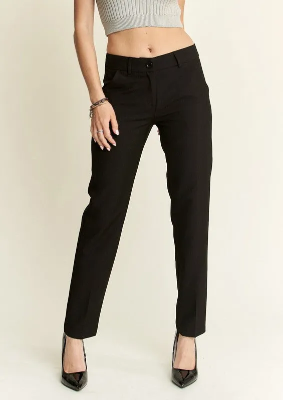 Hazel Blues® |  ADORA Zipper Skinny 2 Pockets Pants