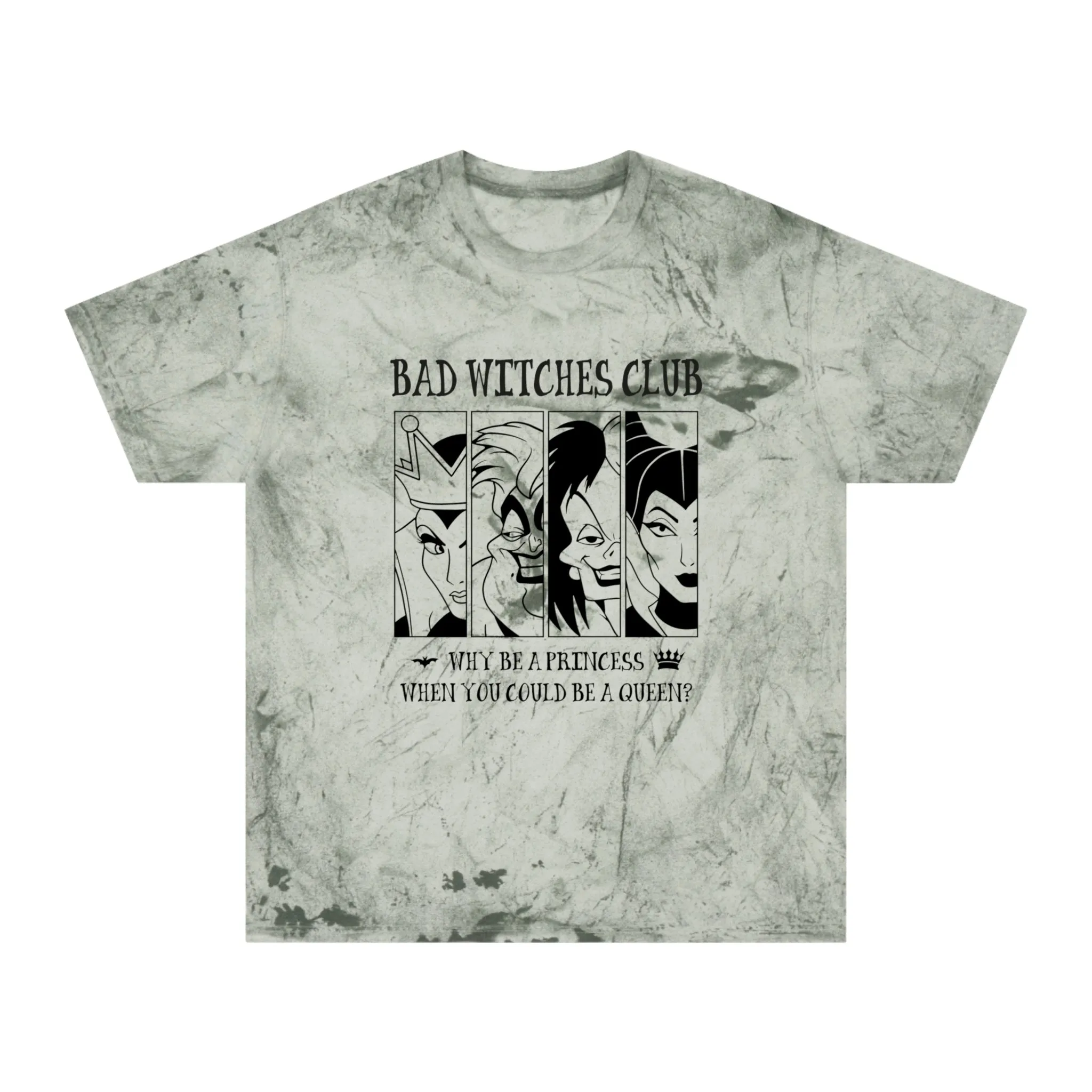 Hazel Blues® |  Bad Witches Graphic - Comfort Colors Tie Dye