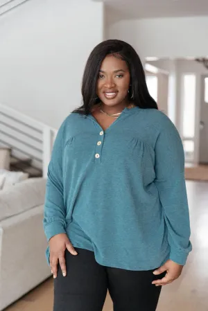Hazel Blues® | Moon Bay Top In Blue