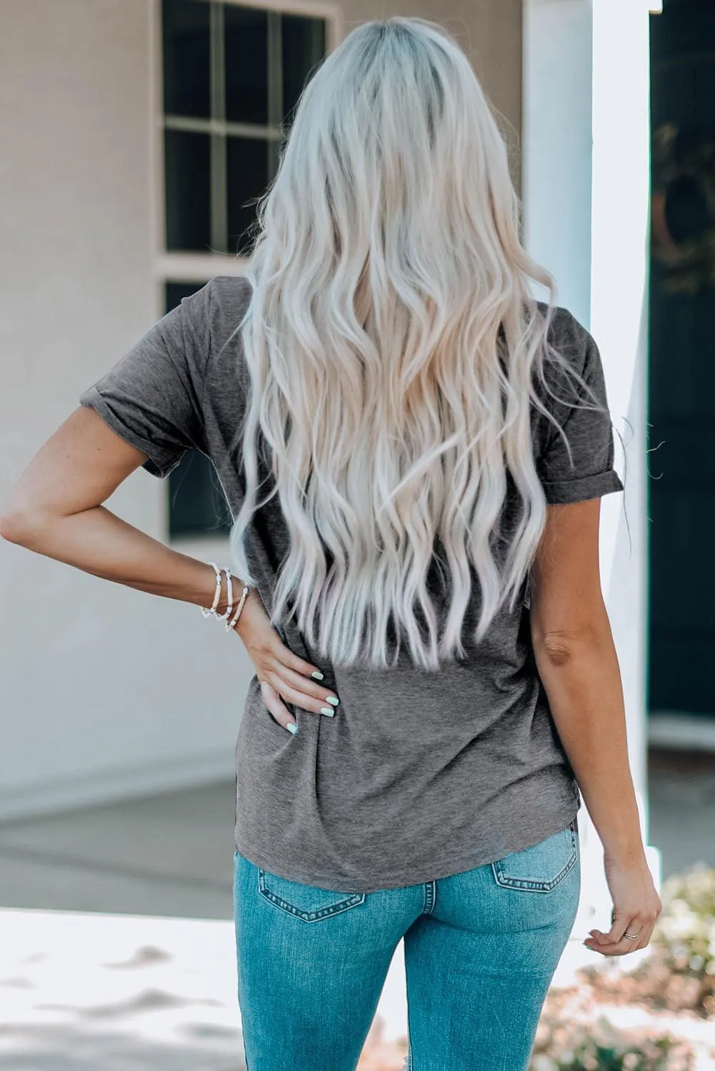 Hazel Blues® | WIFEY Leopard Graphic Short Sleeve Tee