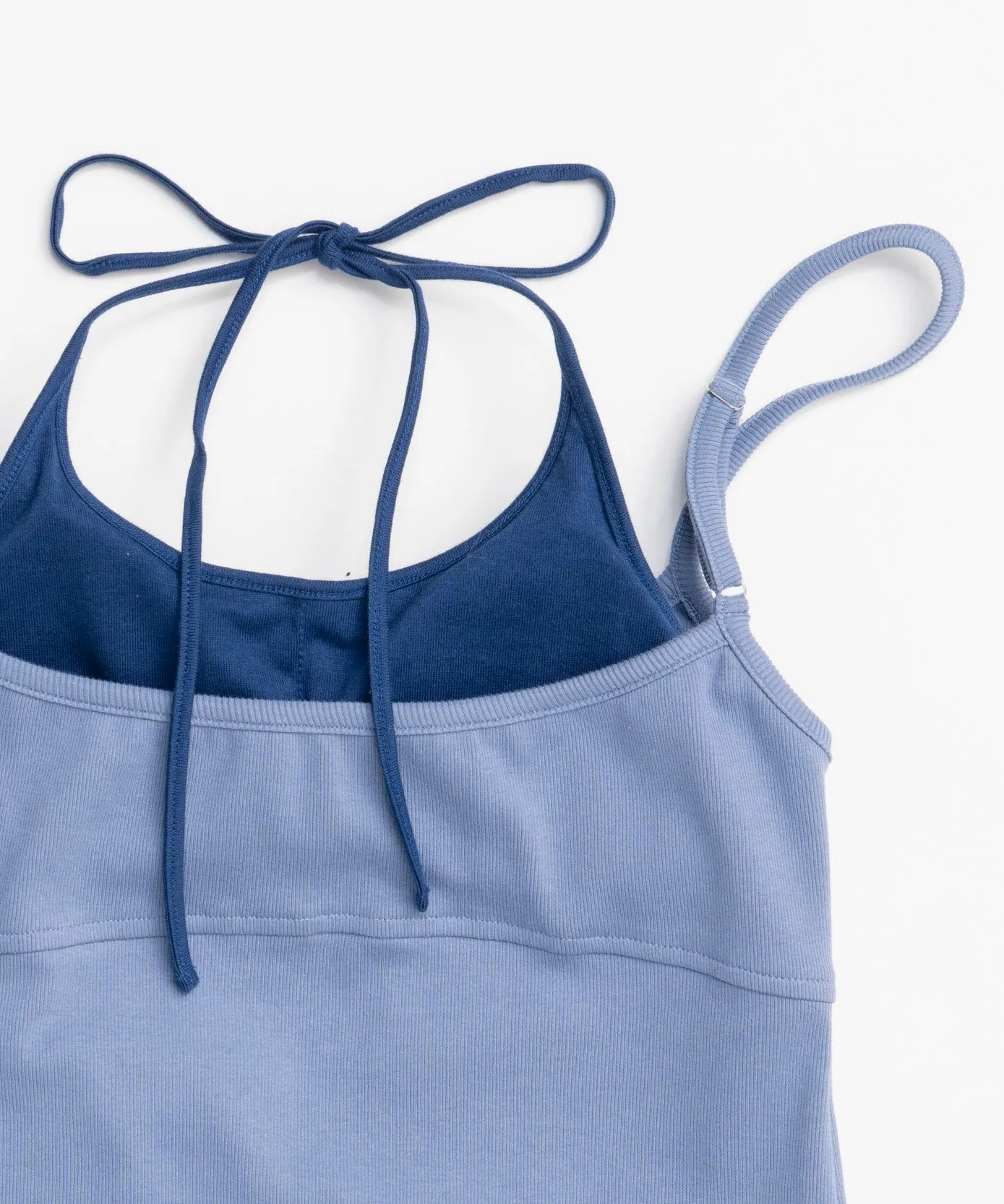 Henley Neck Layered Camisole