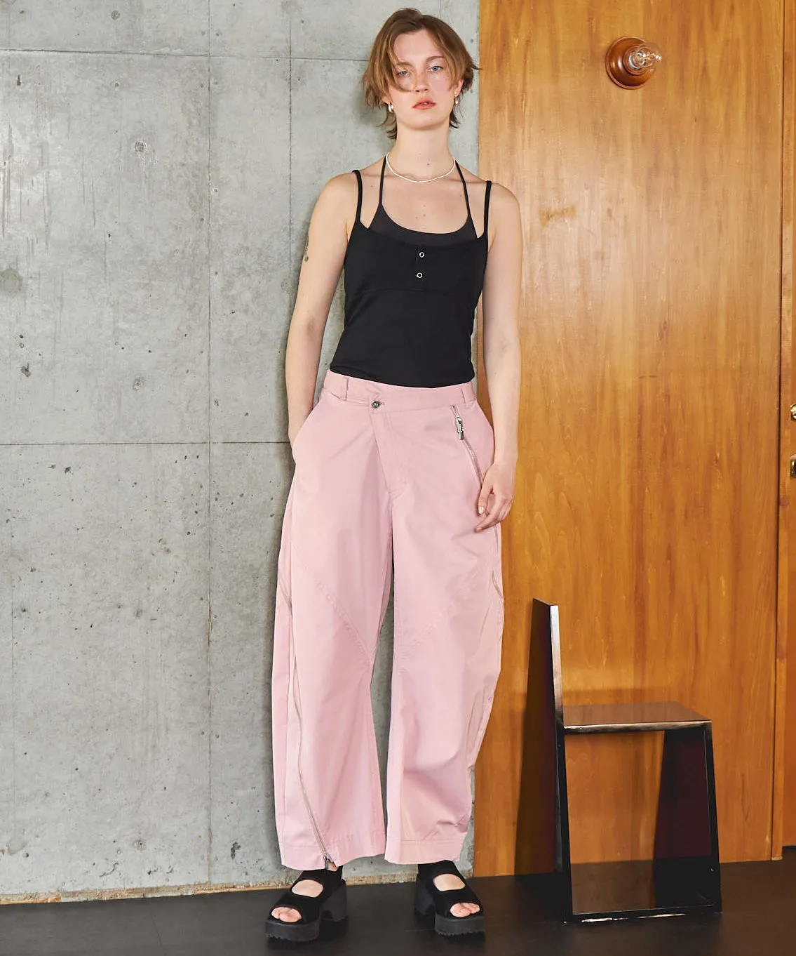 Henley Neck Layered Camisole