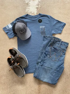 Howitzer "We The People" Slither Indigo Graphic Tee