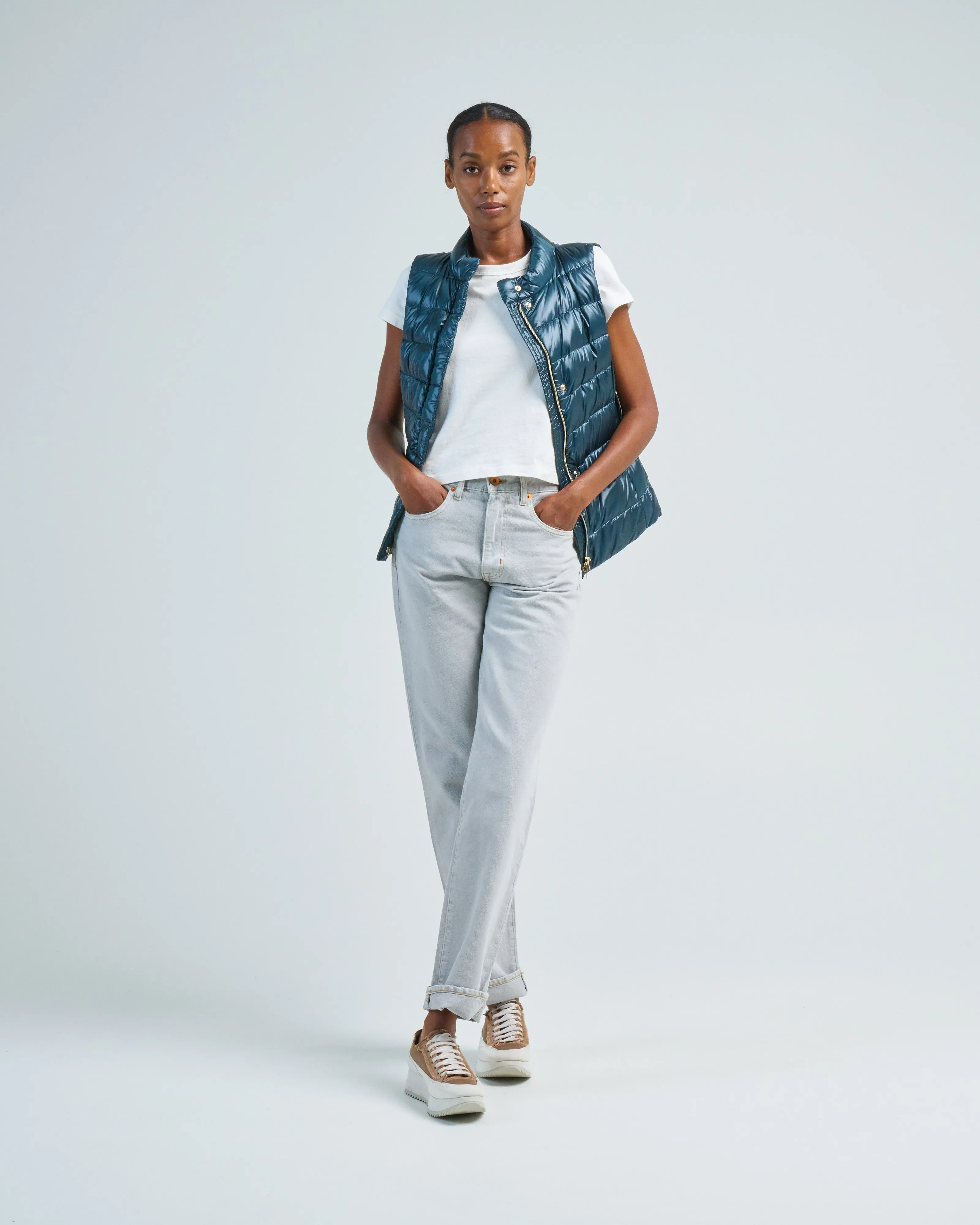 iconico giulia nylon ultralight short vest
