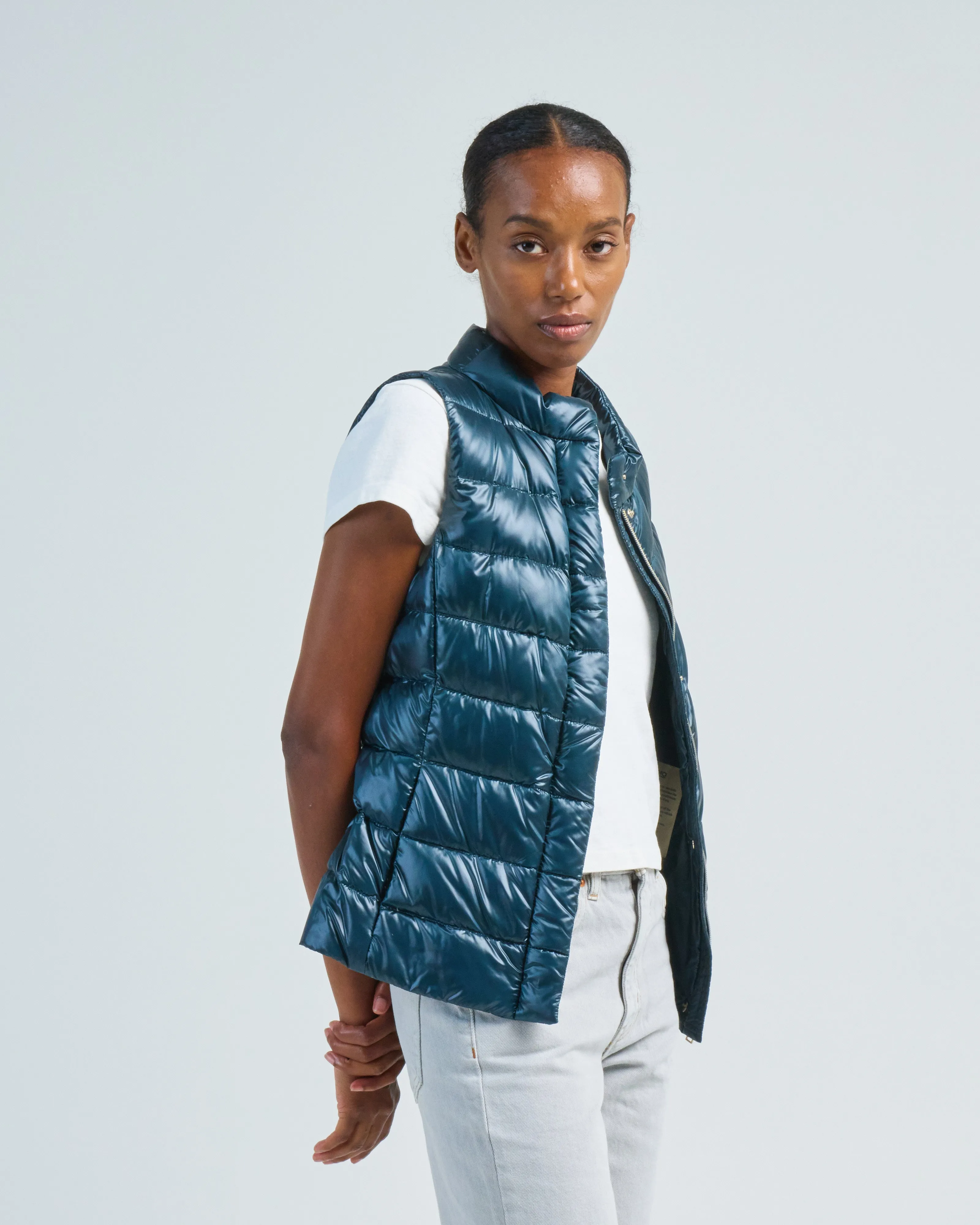 iconico giulia nylon ultralight short vest