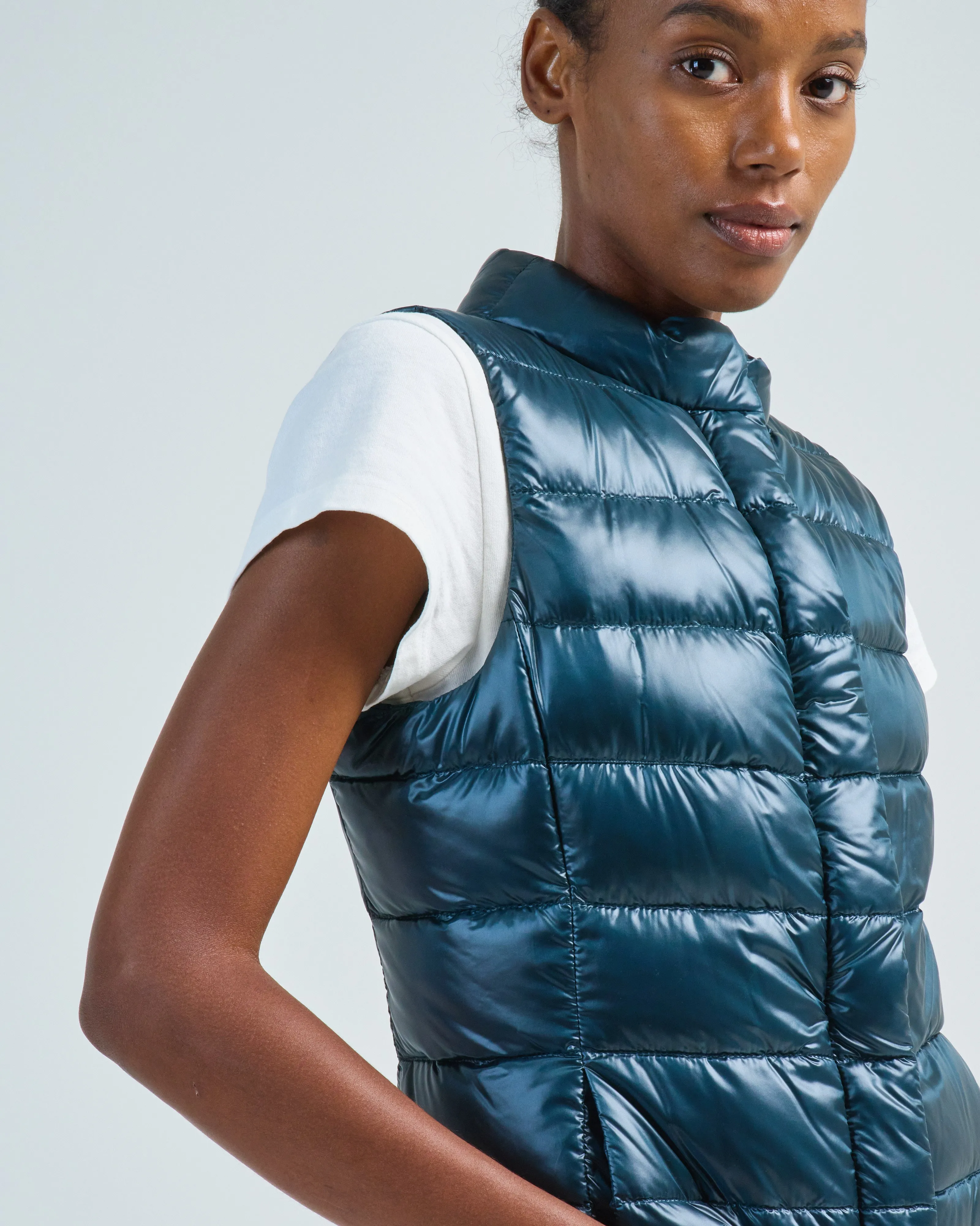 iconico giulia nylon ultralight short vest