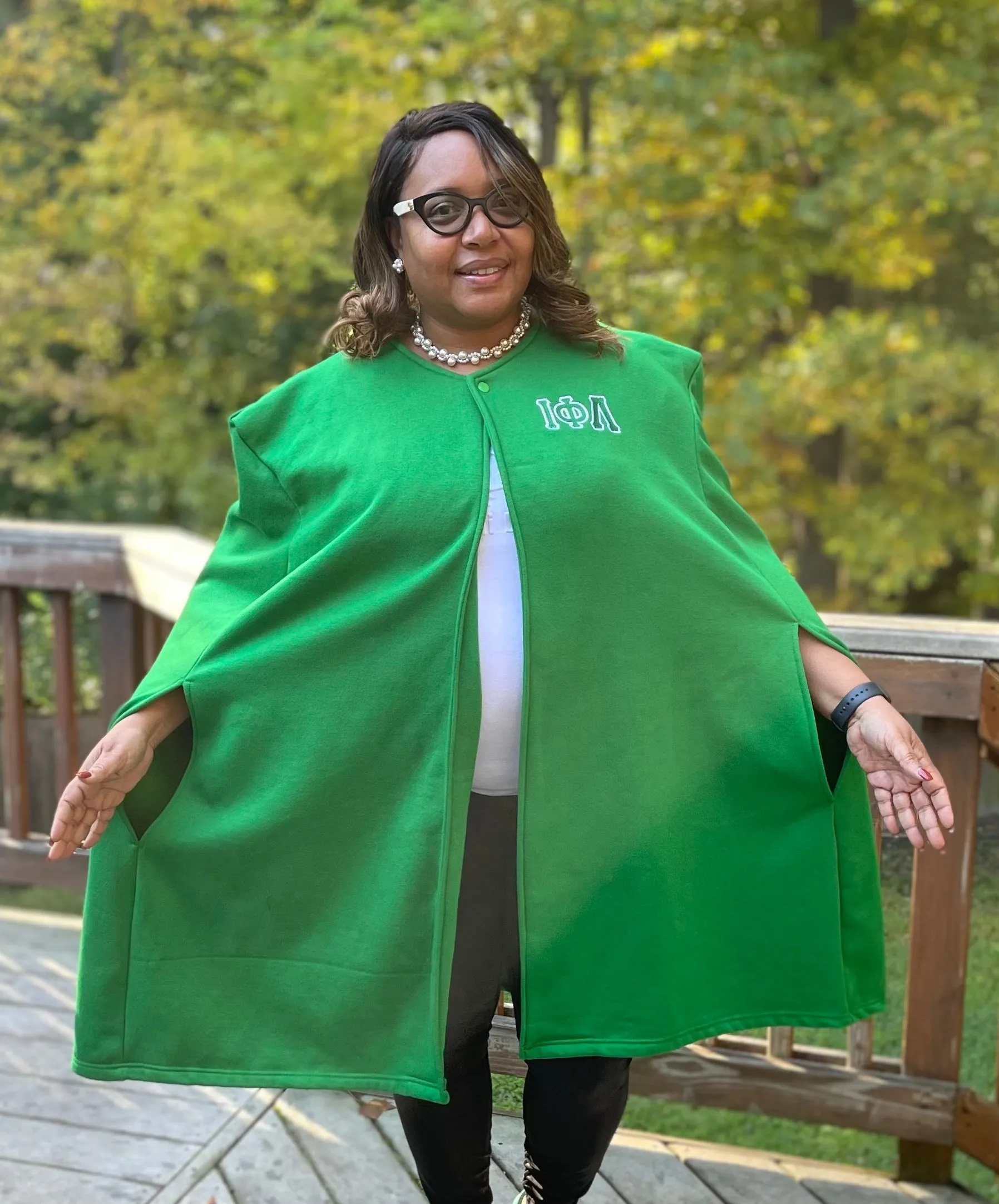 IPL Cape Coat w/Greek Letters