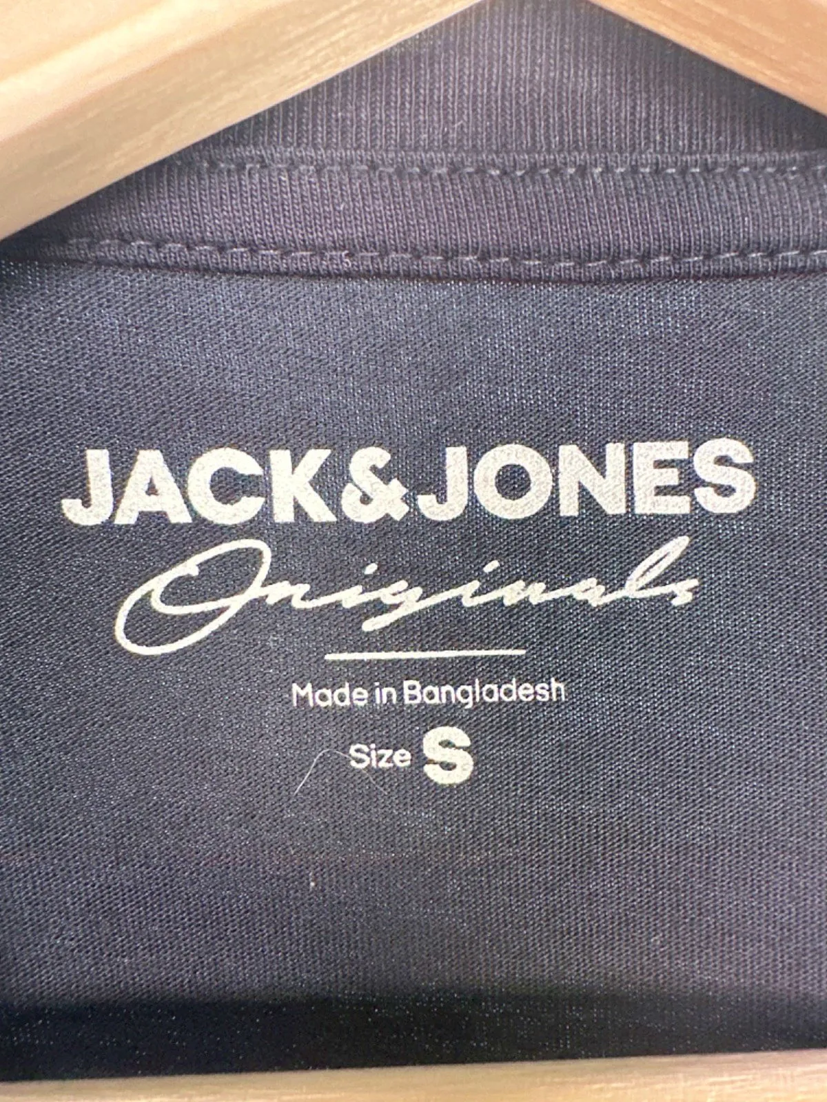 Jack & Jones Black Originals T-Shirt UK S