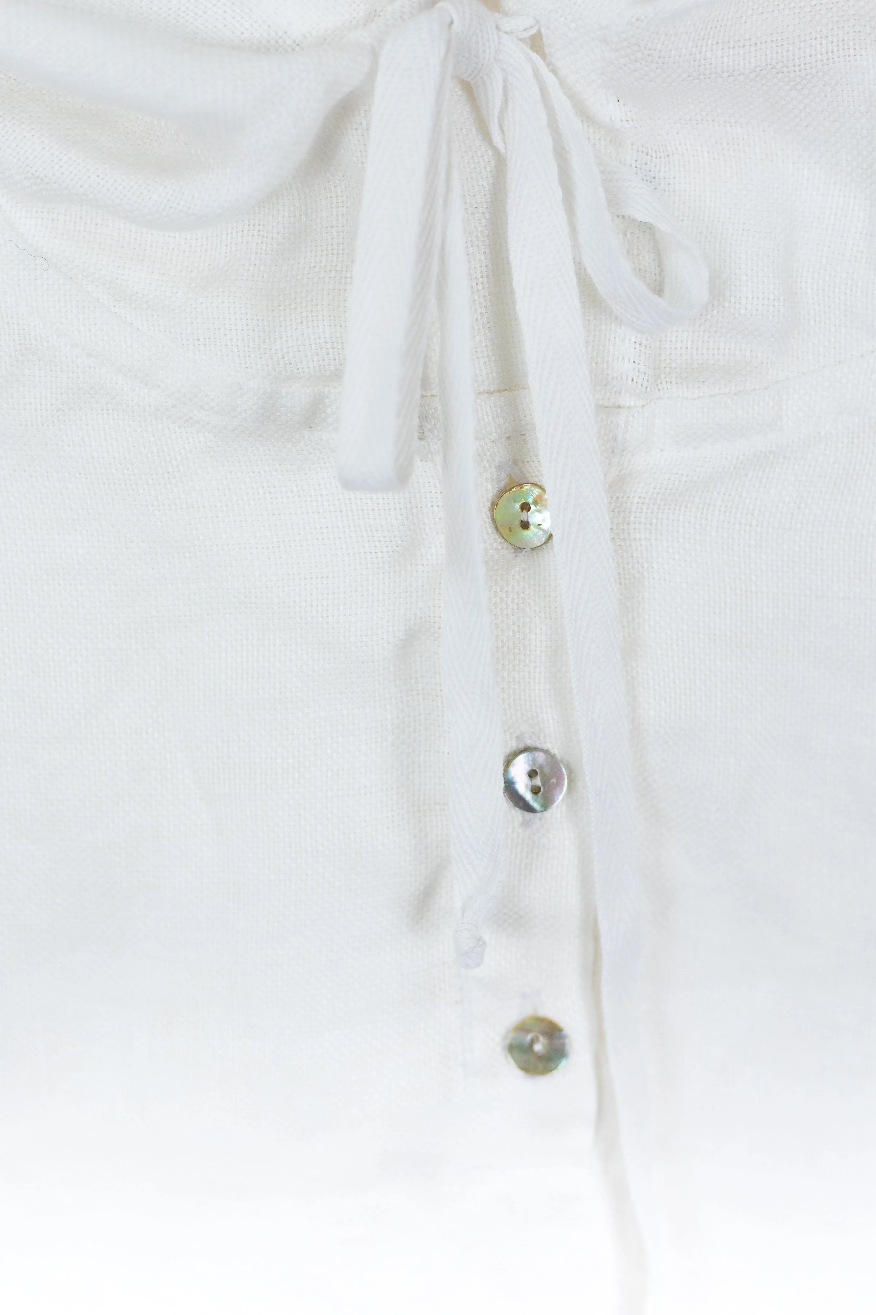 Jade - basket weave linen