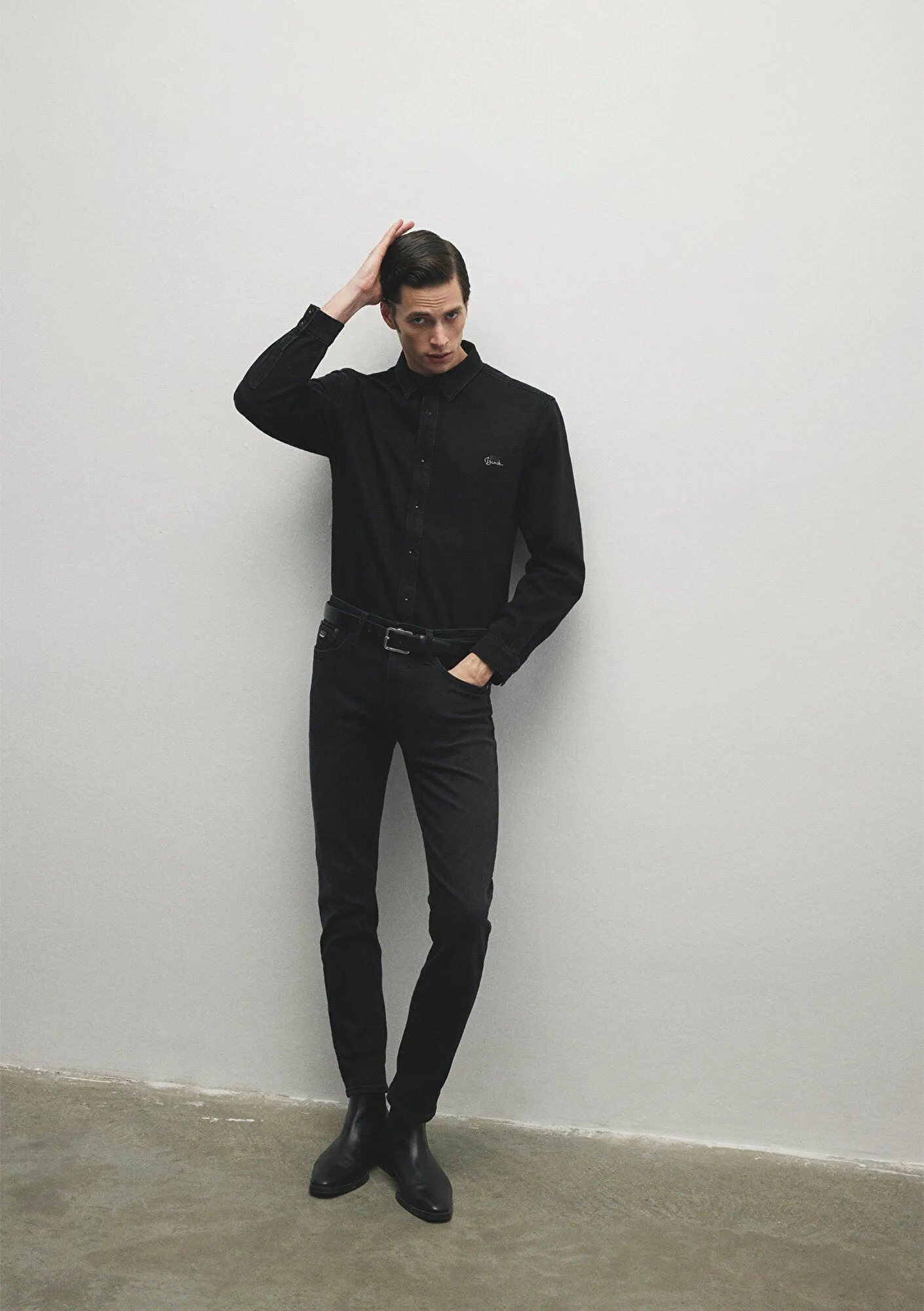 Jake Deep Smoke Lux Black Jean Pants