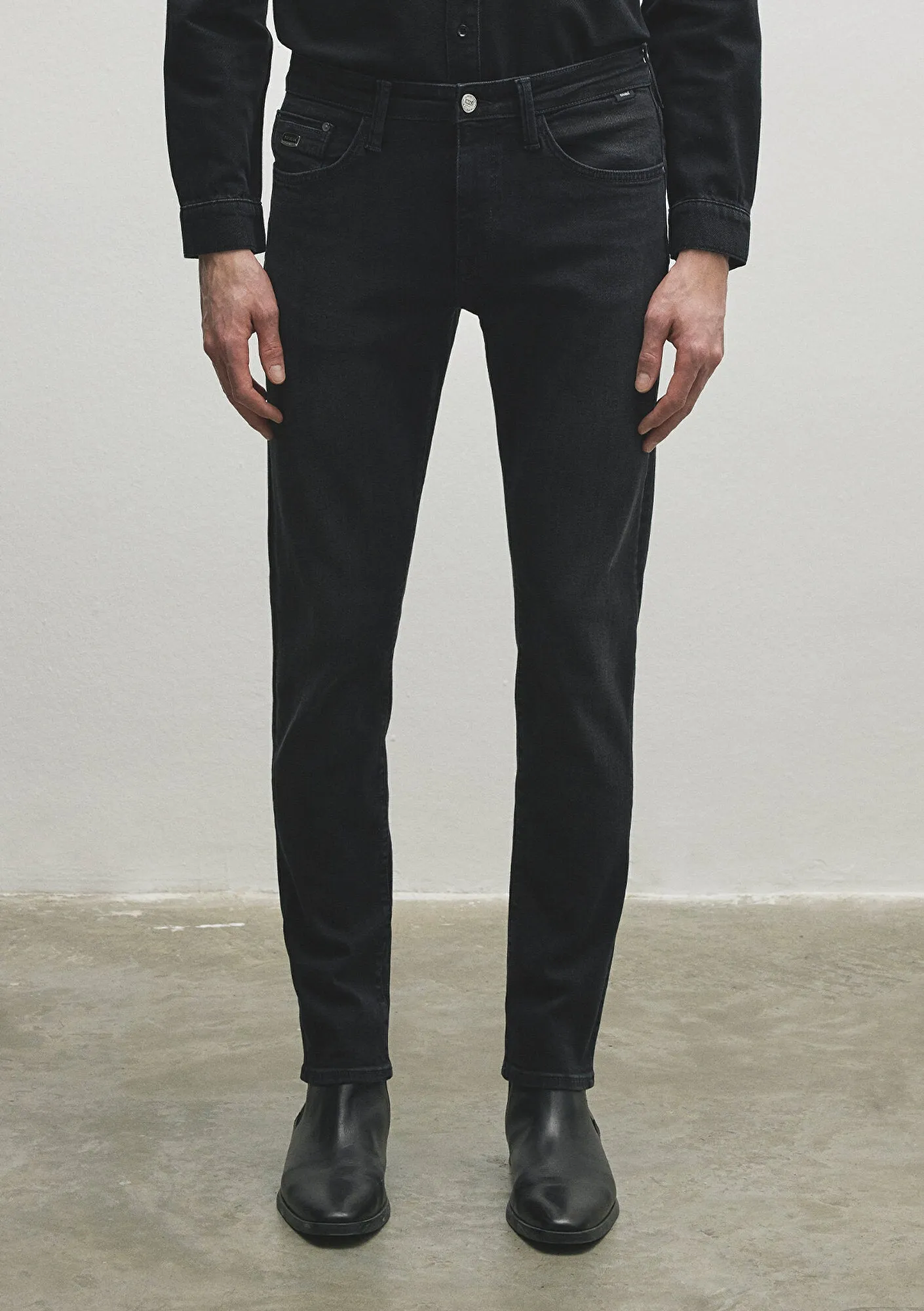 Jake Deep Smoke Lux Black Jean Pants