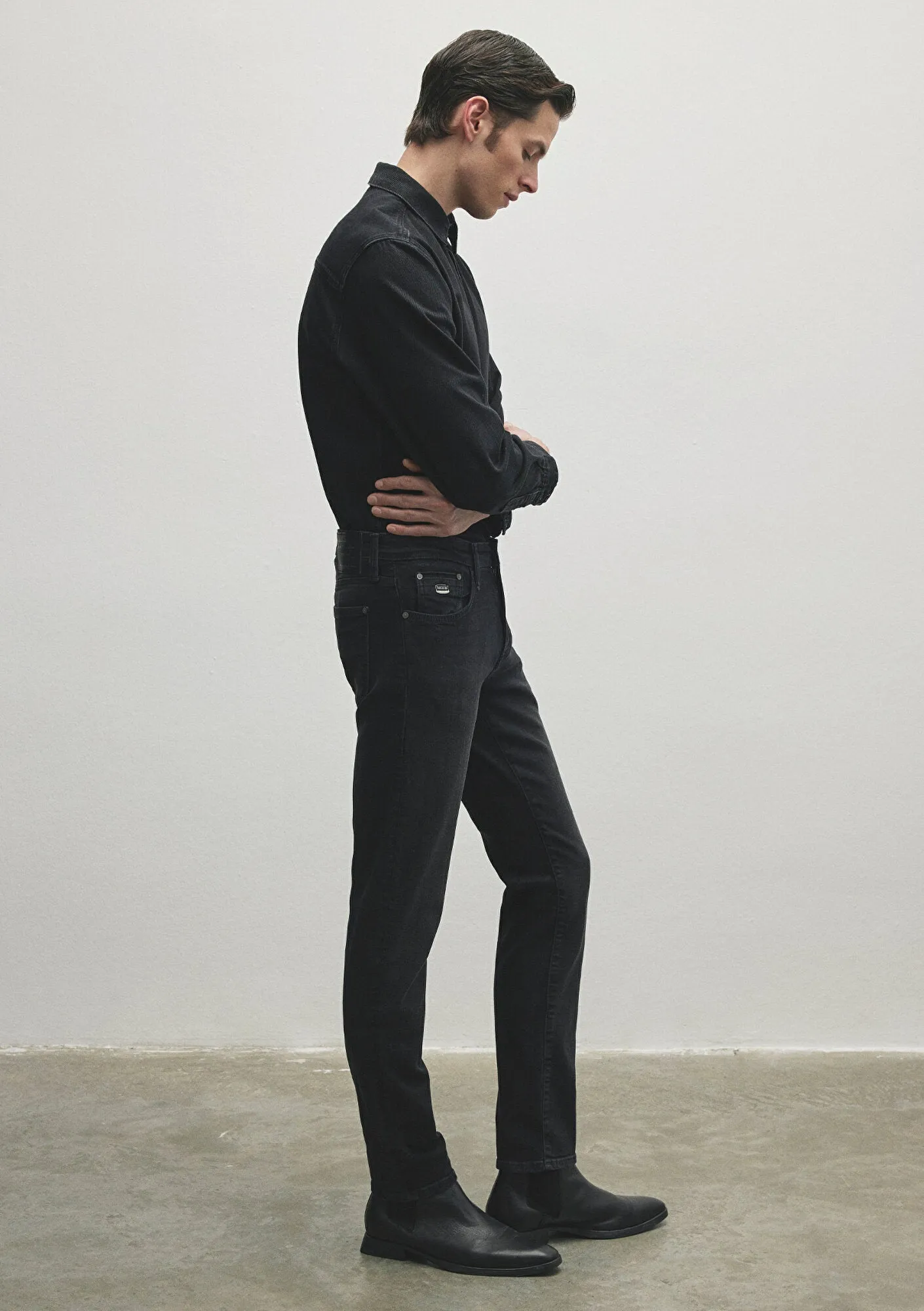 Jake Deep Smoke Lux Black Jean Pants