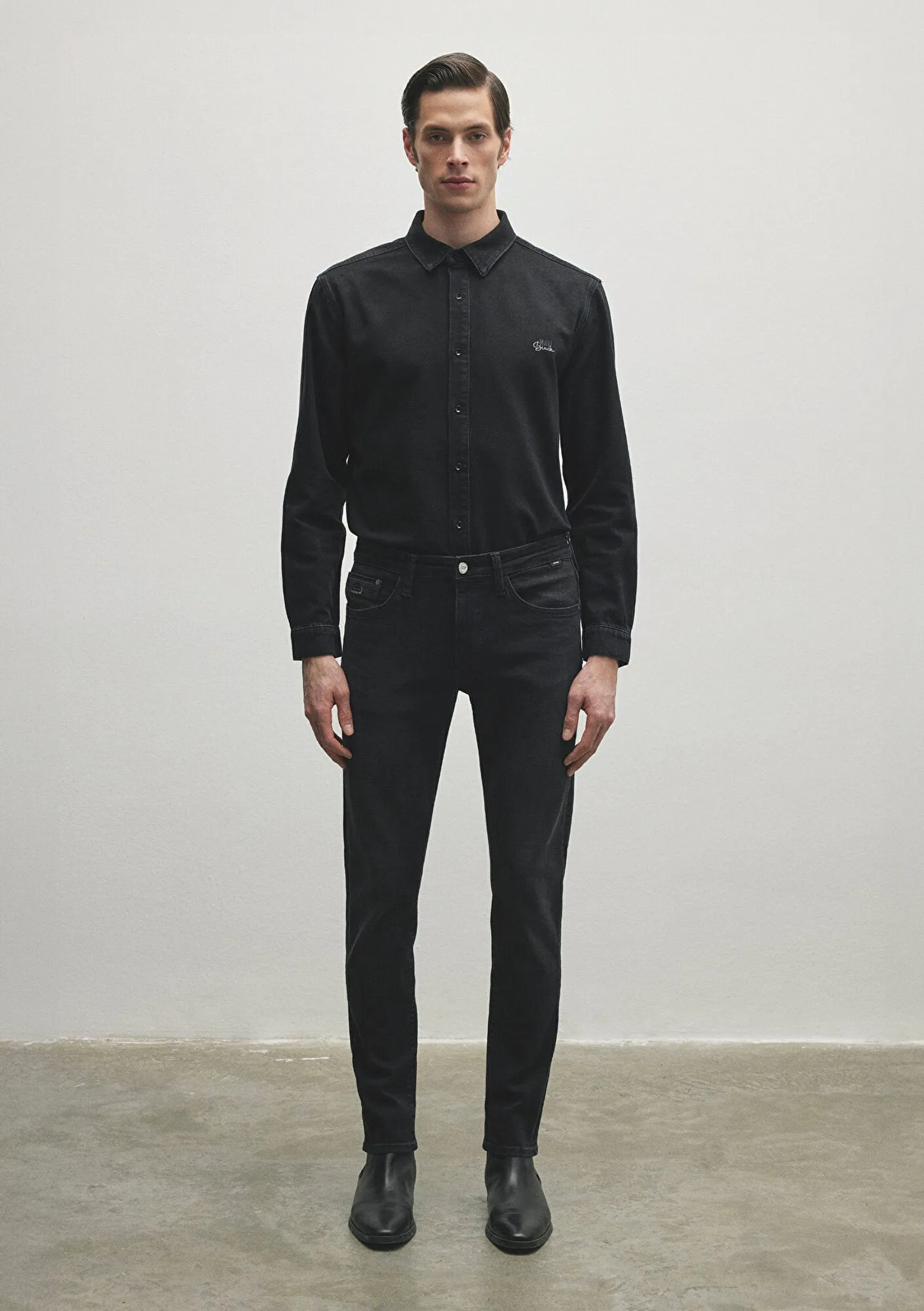 Jake Deep Smoke Lux Black Jean Pants
