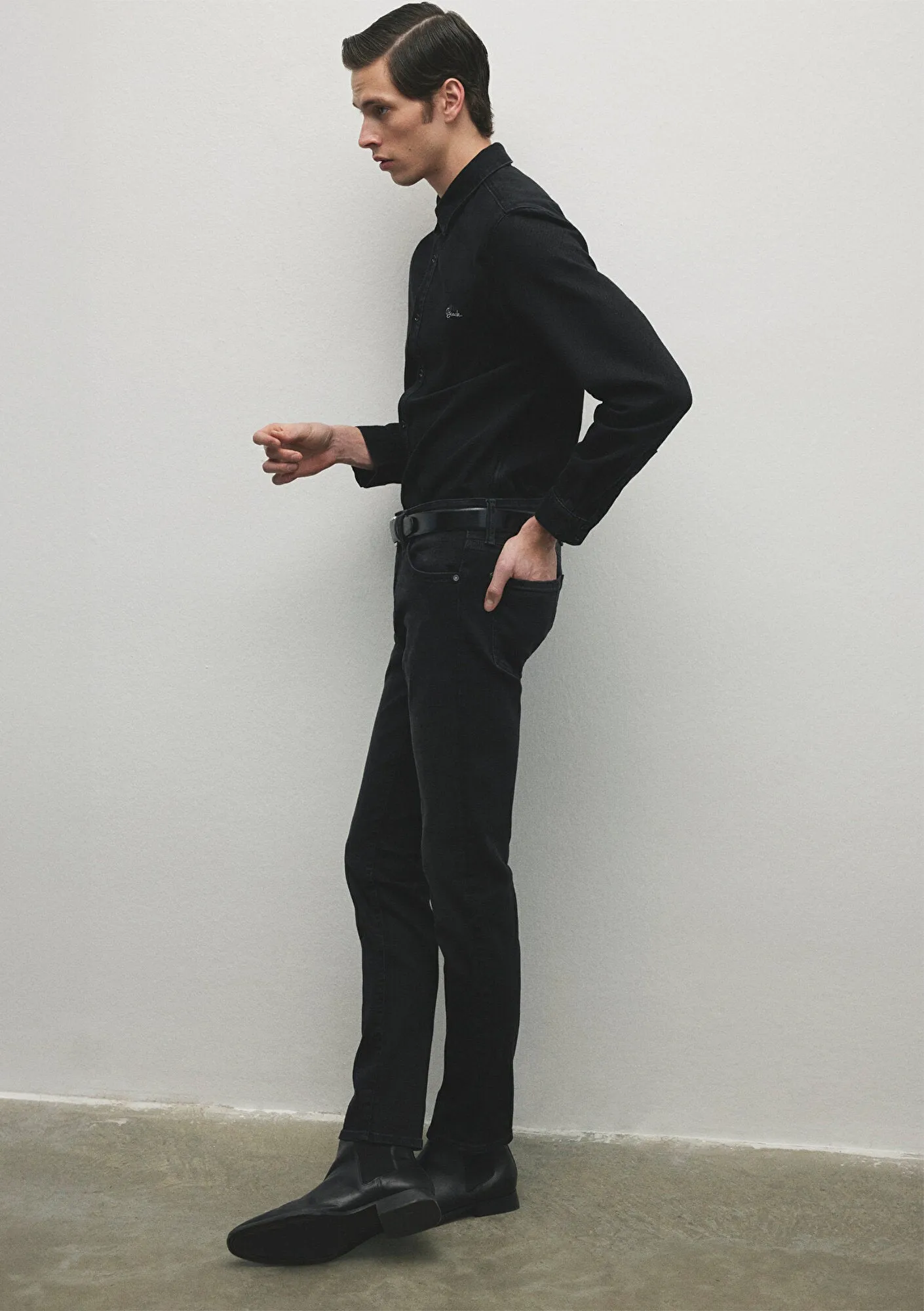 Jake Deep Smoke Lux Black Jean Pants